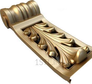 Corbels (KR_0096) 3D model for CNC machine