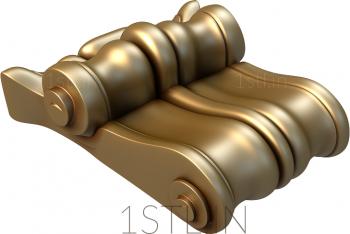 Corbels (KR_0146) 3D model for CNC machine