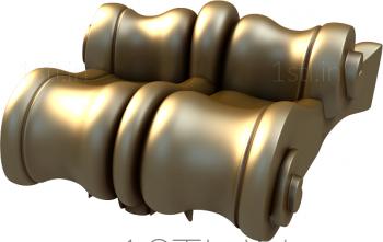 Corbels (KR_0146) 3D model for CNC machine