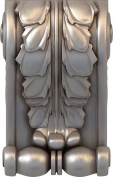 Corbels (KR_0149) 3D model for CNC machine