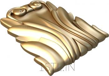 Corbels (KR_0155) 3D model for CNC machine