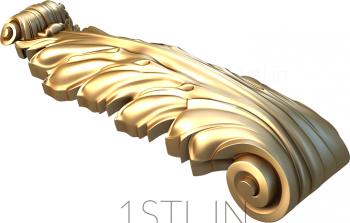 Corbels (KR_0176) 3D model for CNC machine