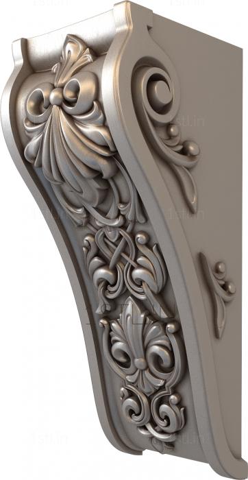 Corbels (KR_0177-1) 3D model for CNC machine