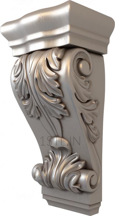 Corbels (KR_0180-1) 3D model for CNC machine