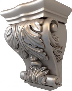 Corbels (KR_0180-2) 3D model for CNC machine