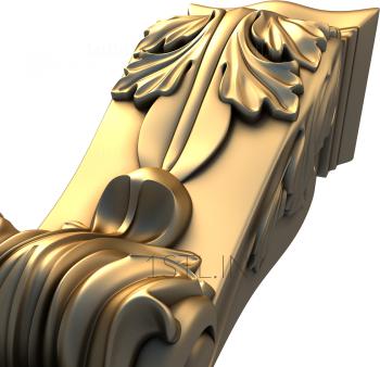 Corbels (KR_0180) 3D model for CNC machine