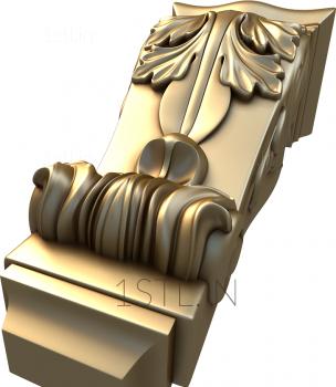 Corbels (KR_0180) 3D model for CNC machine