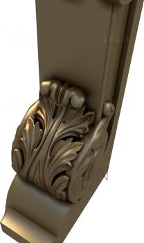 Corbels (KR_0186) 3D model for CNC machine