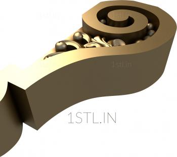 Corbels (KR_0256) 3D model for CNC machine