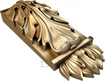 Corbels (KR_0294) 3D model for CNC machine