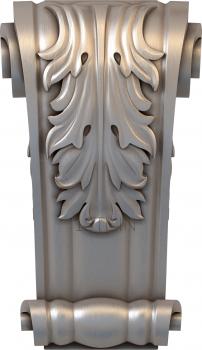 Corbels (KR_0296) 3D model for CNC machine