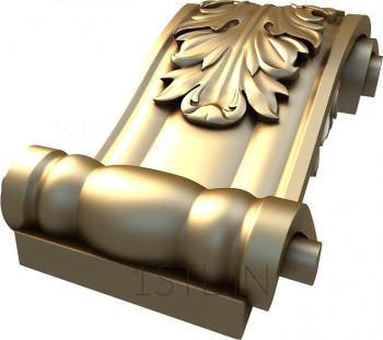 Corbels (KR_0296) 3D model for CNC machine