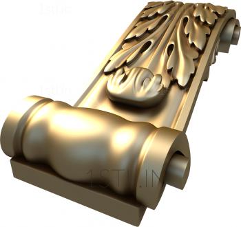 Corbels (KR_0297) 3D model for CNC machine