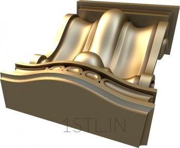 Corbels (KR_0301) 3D model for CNC machine