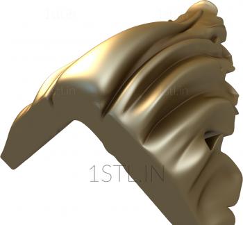 Corbels (KR_0326) 3D model for CNC machine