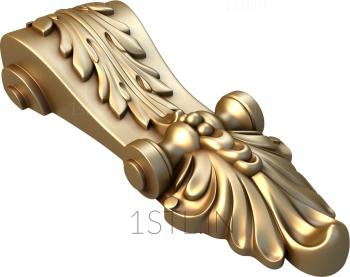 Corbels (KR_0331) 3D model for CNC machine