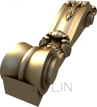 Corbels (KR_0336) 3D model for CNC machine