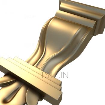 Corbels (KR_0352) 3D model for CNC machine