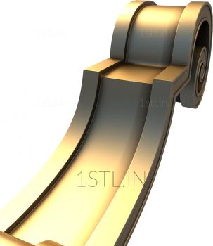 Corbels (KR_0354) 3D model for CNC machine