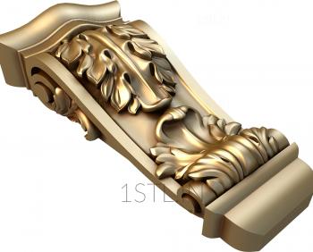 Corbels (KR_0356) 3D model for CNC machine