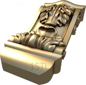 Corbels (KR_0356) 3D model for CNC machine