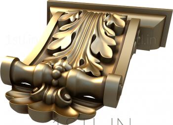 Corbels (KR_0358) 3D model for CNC machine