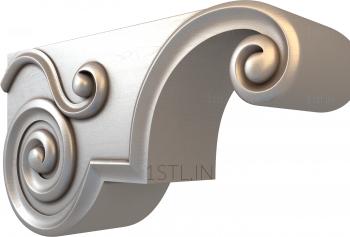 Corbels (KR_0360) 3D model for CNC machine