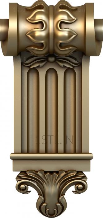 Corbels (KR_0362) 3D model for CNC machine