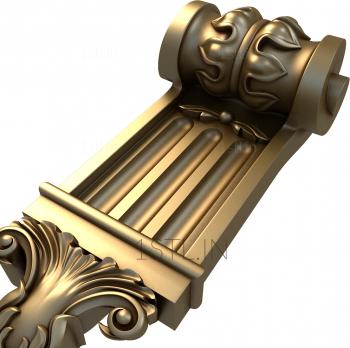 Corbels (KR_0362) 3D model for CNC machine