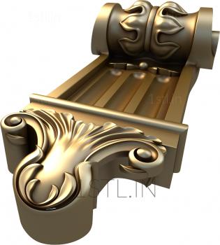 Corbels (KR_0362) 3D model for CNC machine