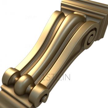 Corbels (KR_0368) 3D model for CNC machine