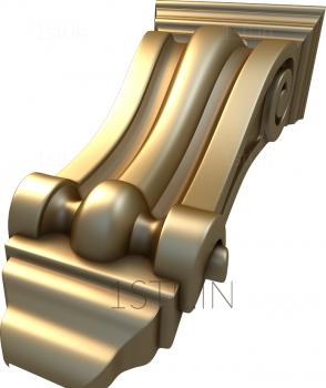 Corbels (KR_0368) 3D model for CNC machine