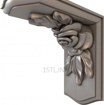 Corbels (KR_0379) 3D model for CNC machine