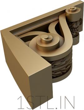 Corbels (KR_0380) 3D model for CNC machine