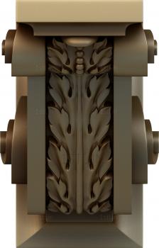 Corbels (KR_0381) 3D model for CNC machine