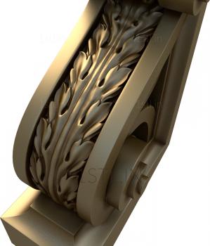 Corbels (KR_0381) 3D model for CNC machine