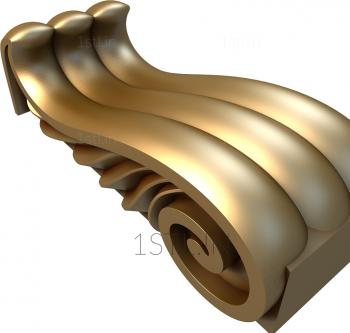 Corbels (KR_0410) 3D model for CNC machine