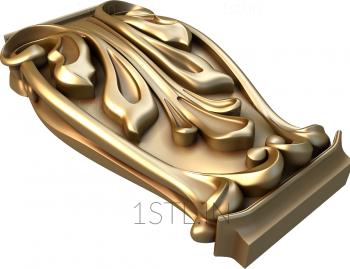 Corbels (KR_0423) 3D model for CNC machine