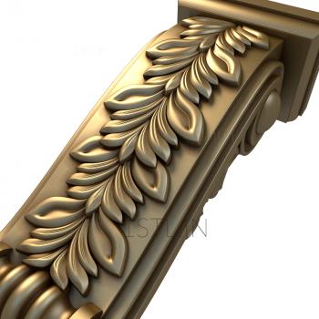 Corbels (KR_0437) 3D model for CNC machine