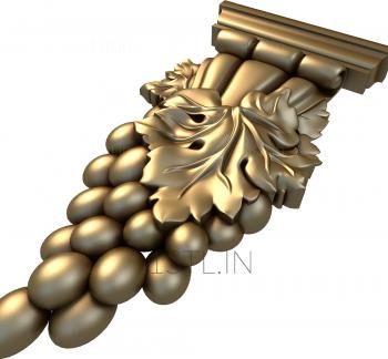 Corbels (KR_0445) 3D model for CNC machine