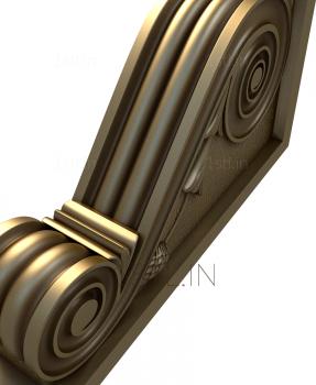 Corbels (KR_0453) 3D model for CNC machine