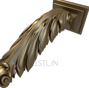 Corbels (KR_0462) 3D model for CNC machine