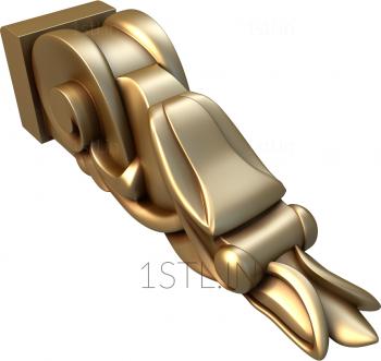 Corbels (KR_0463) 3D model for CNC machine