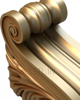 Corbels (KR_0470) 3D model for CNC machine