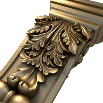 Corbels (KR_0474) 3D model for CNC machine