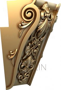 Corbels (KR_0481-1) 3D model for CNC machine