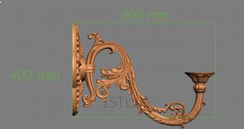 Corbels (KR_0489) 3D model for CNC machine