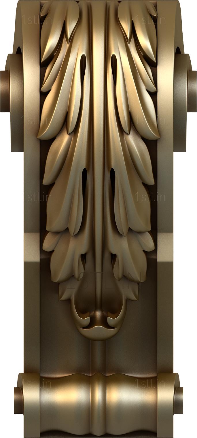 Corbels (KR_0523) 3D model for CNC machine