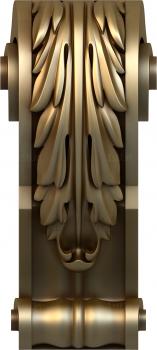 Corbels (KR_0523) 3D model for CNC machine