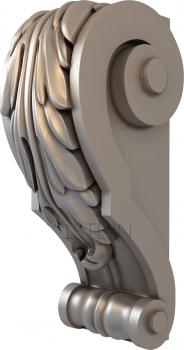 Corbels (KR_0523) 3D model for CNC machine